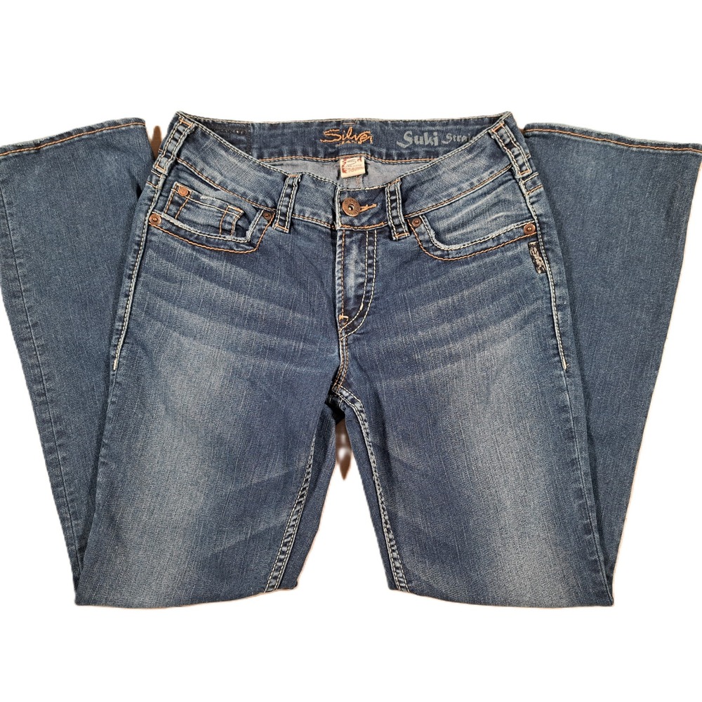 Silver Jeans Co Suki Straight Leg Blue Denim Jeans W29 L30 L9920SKA342